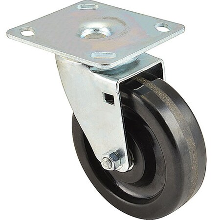 Allpoints Caster, Plate 5"Od, Swvl, B Lack W/O Brake 2321126